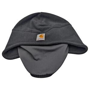 Carhartt Hat Cap Fleece Face Mask One Size Black Cold Weather Winter Mens Work